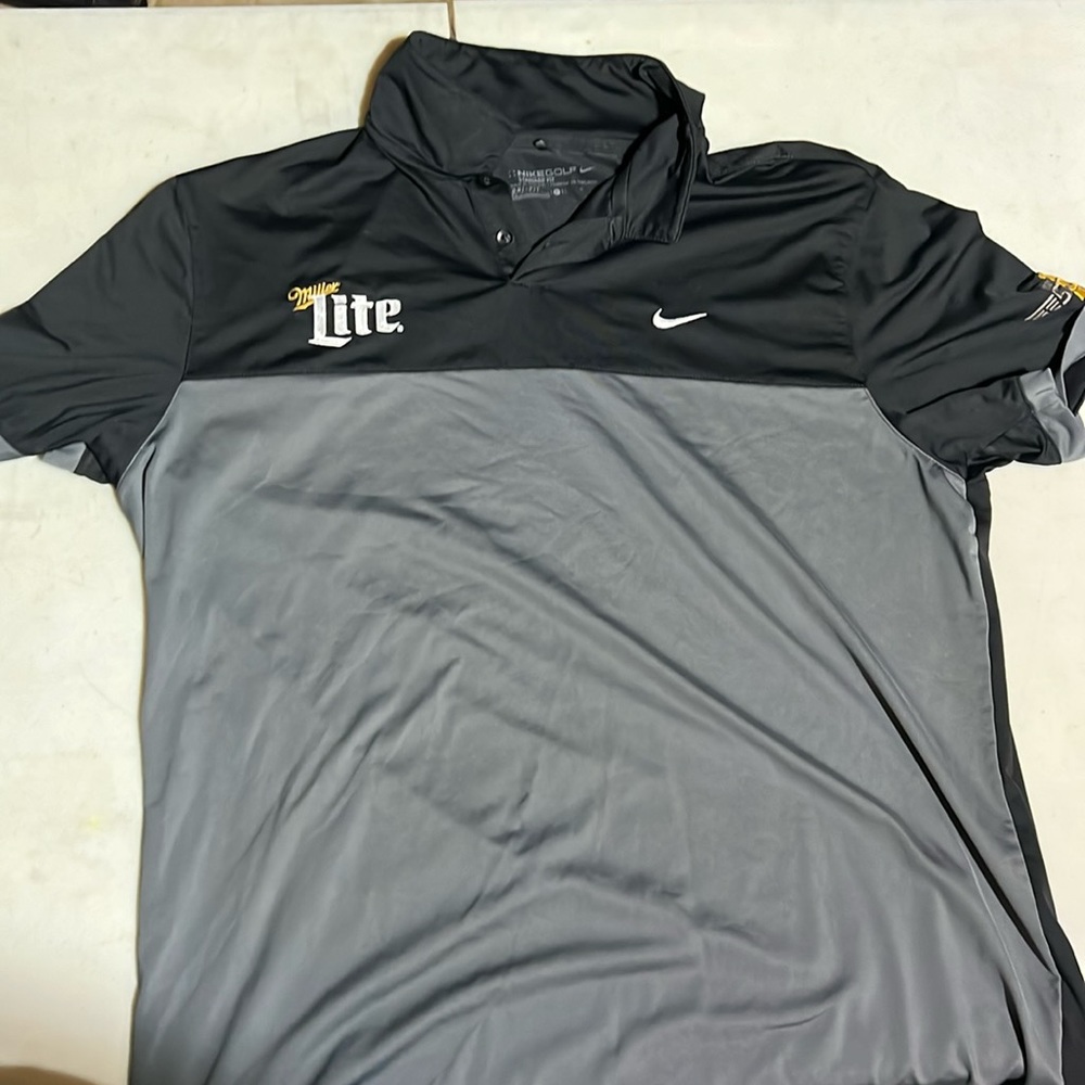 Miller lite Nike Golf standard fit dri-fit polo